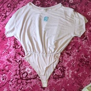 Free People Daytime Fireworks Pink Bodysuit top